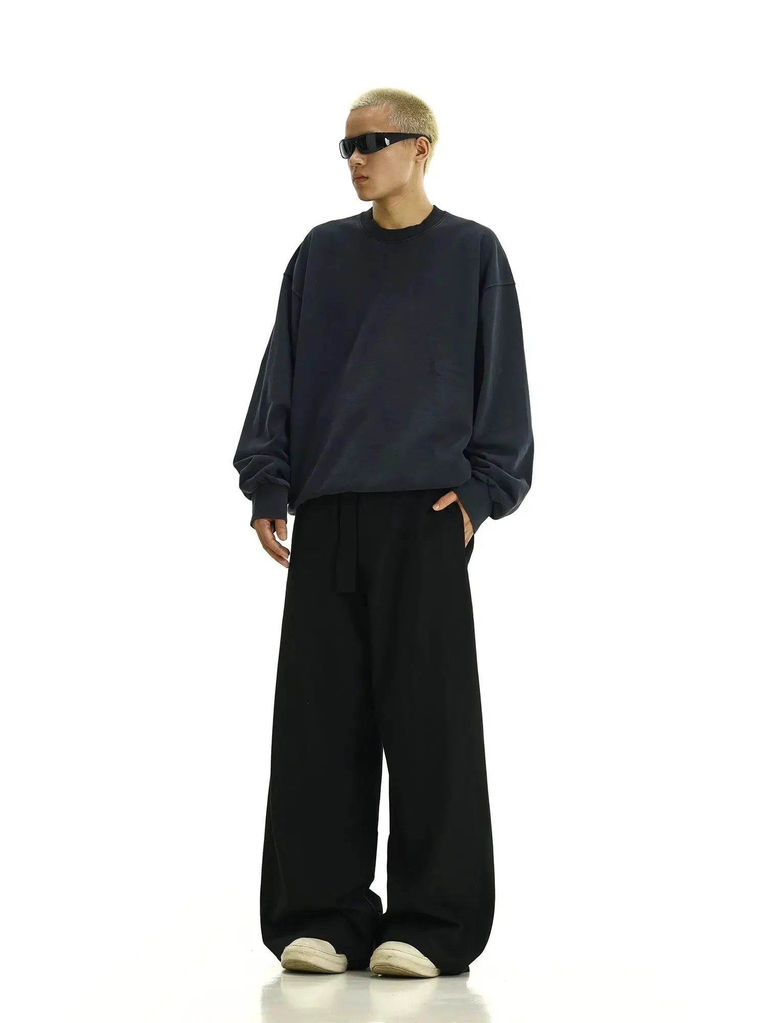 Wide-Leg Casual Pants