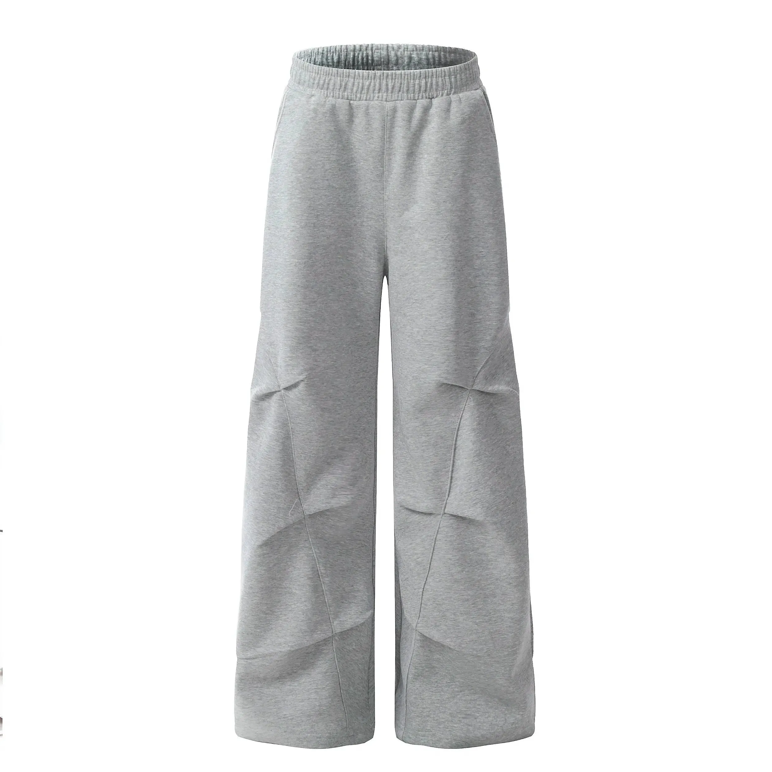 Wide-Leg Pleated Pants