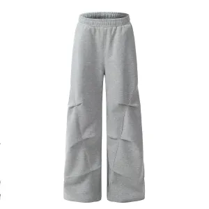 Wide-Leg Pleated Pants