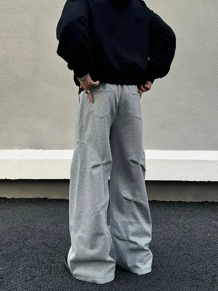 Wide-Leg Pleated Pants