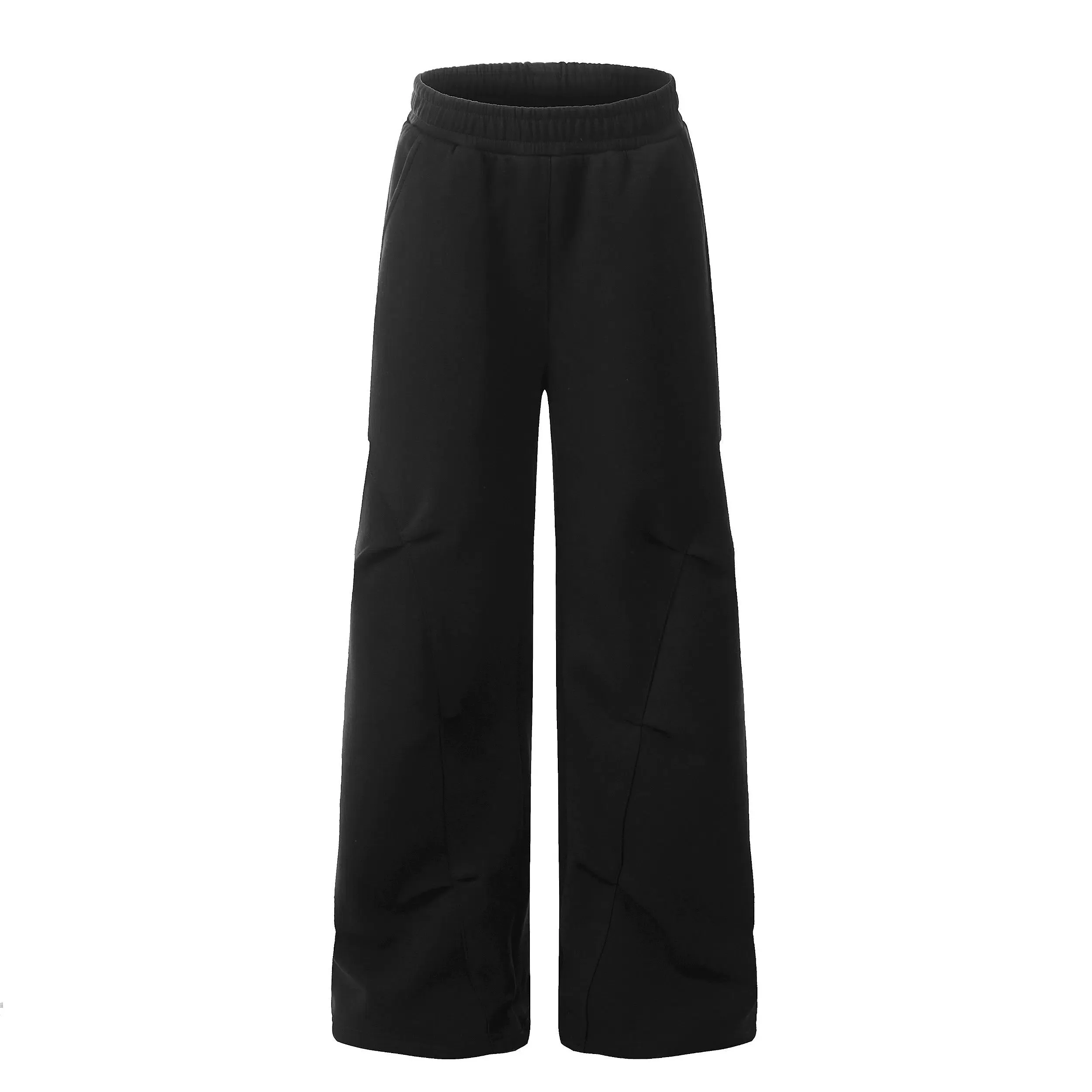 Wide-Leg Pleated Pants