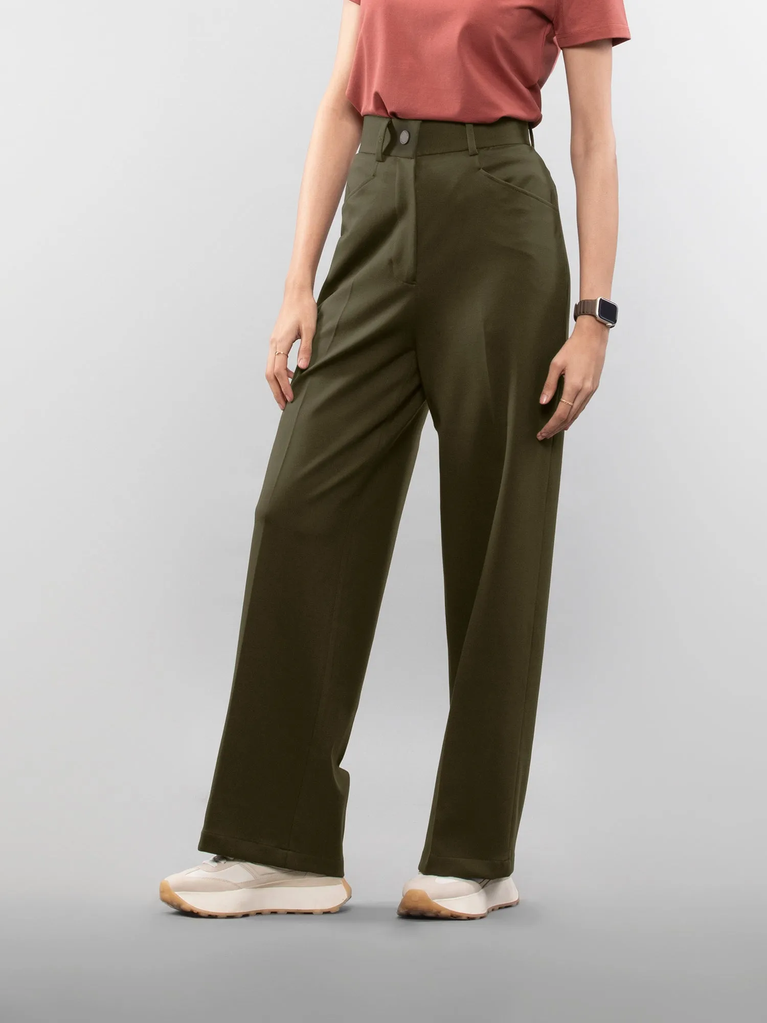 Wide-leg trouser