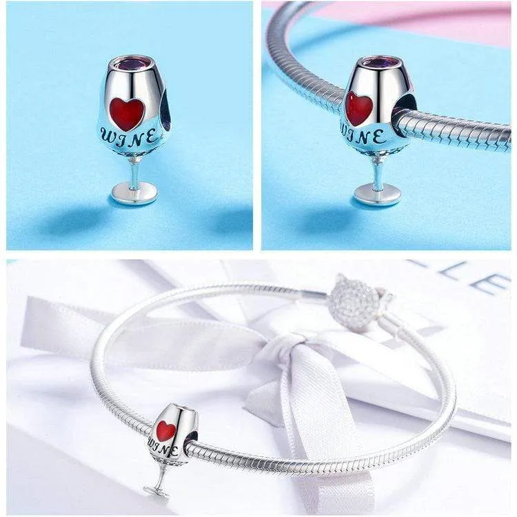 Wine Glass Charm