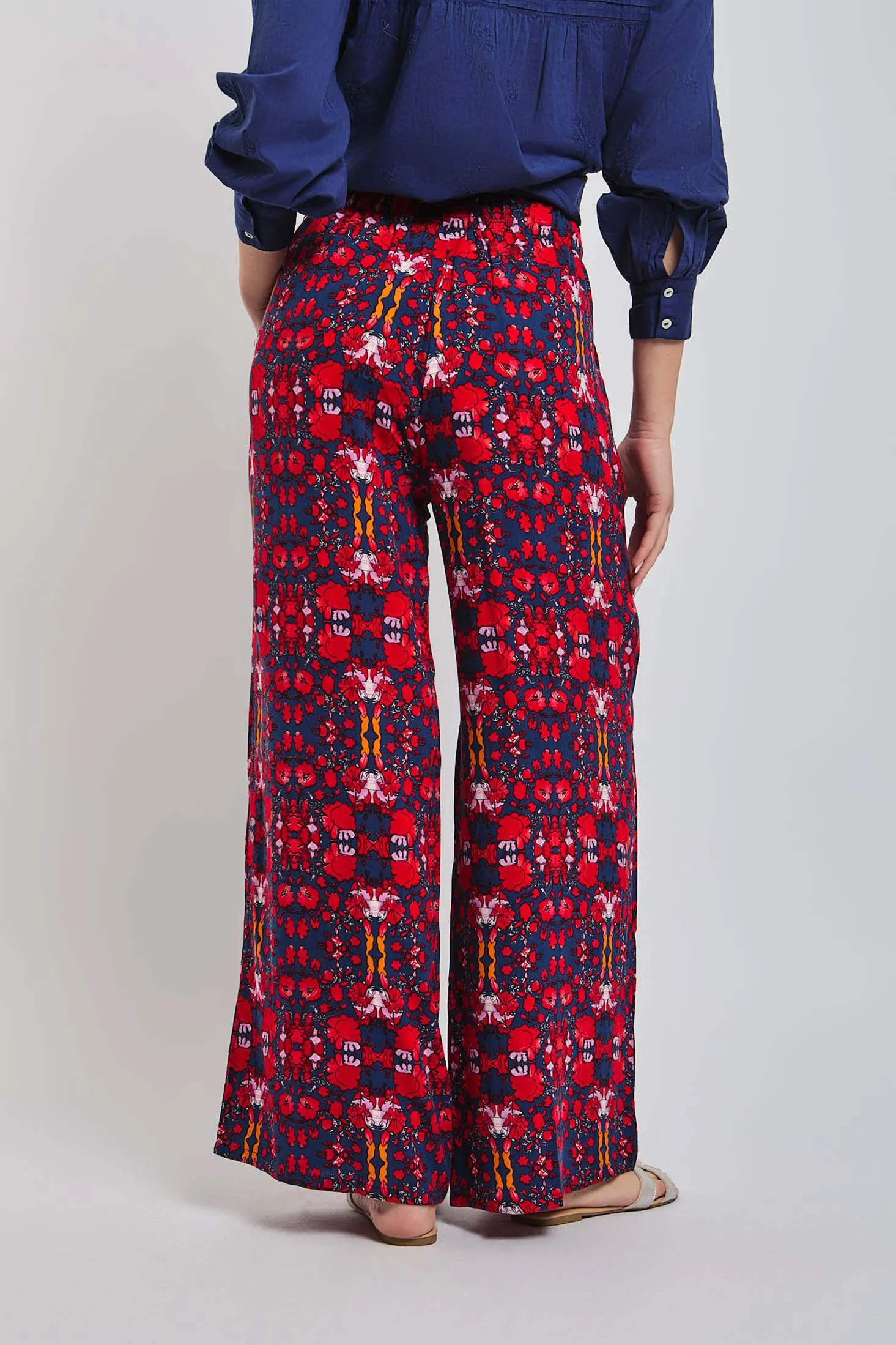 Women Pant Wide Leg Multicolor
