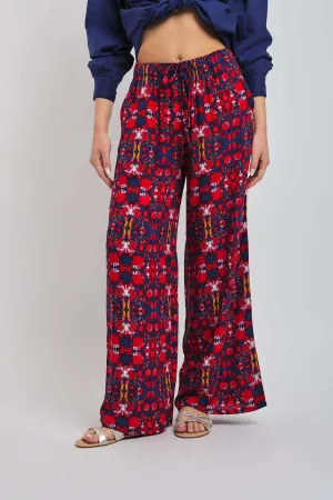 Women Pant Wide Leg Multicolor