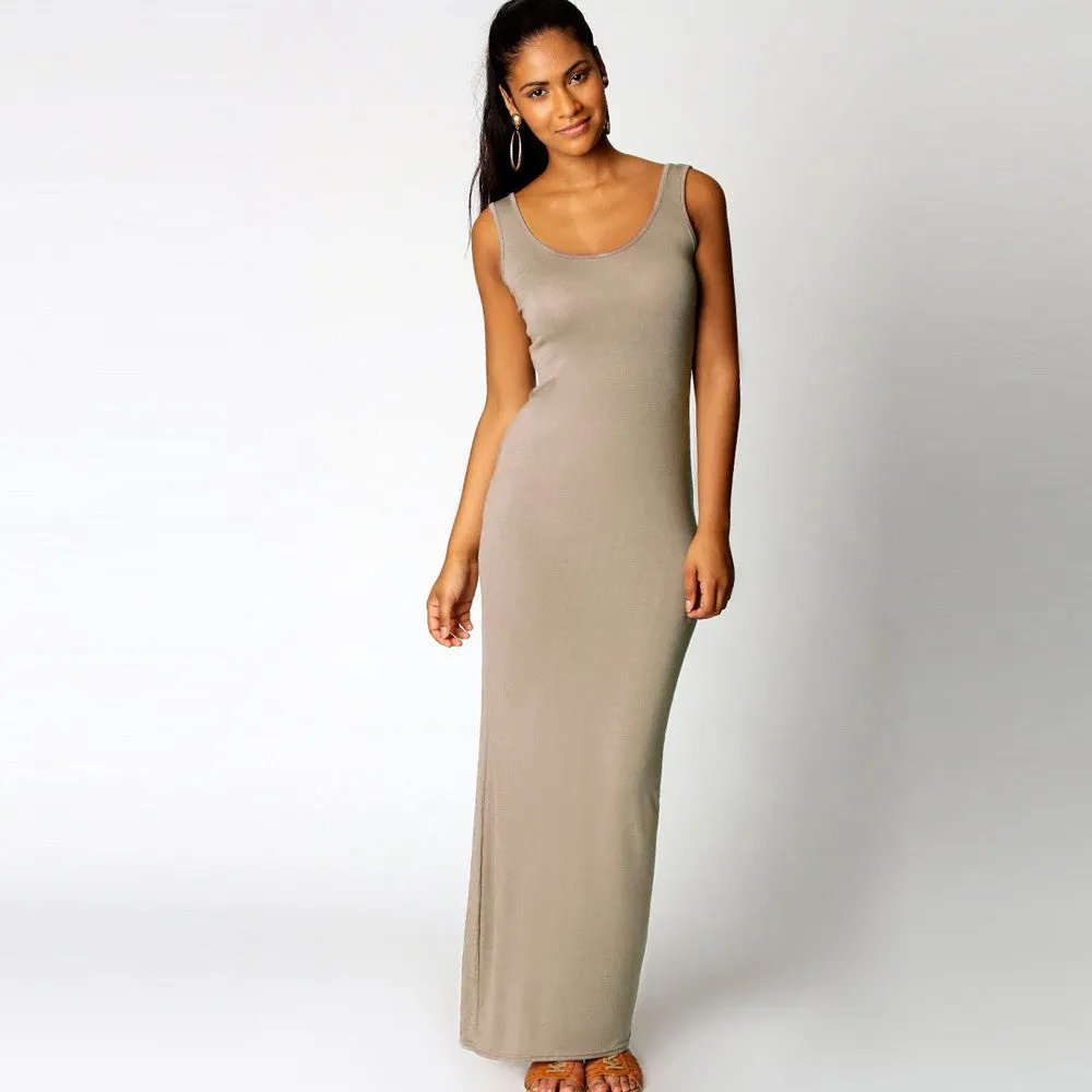 Women Sleeveless Elegant Casual Dress