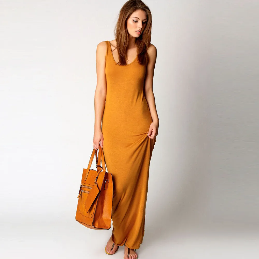 Women Sleeveless Elegant Casual Dress