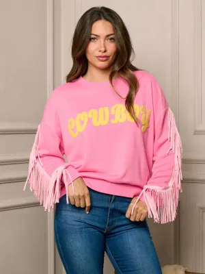 WOMEN'S LONG SLEEVE GRAPHIC PULLOVER SWEATER