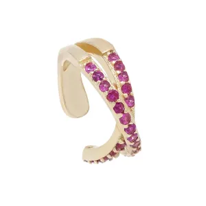 X Pavé Ear Cuff