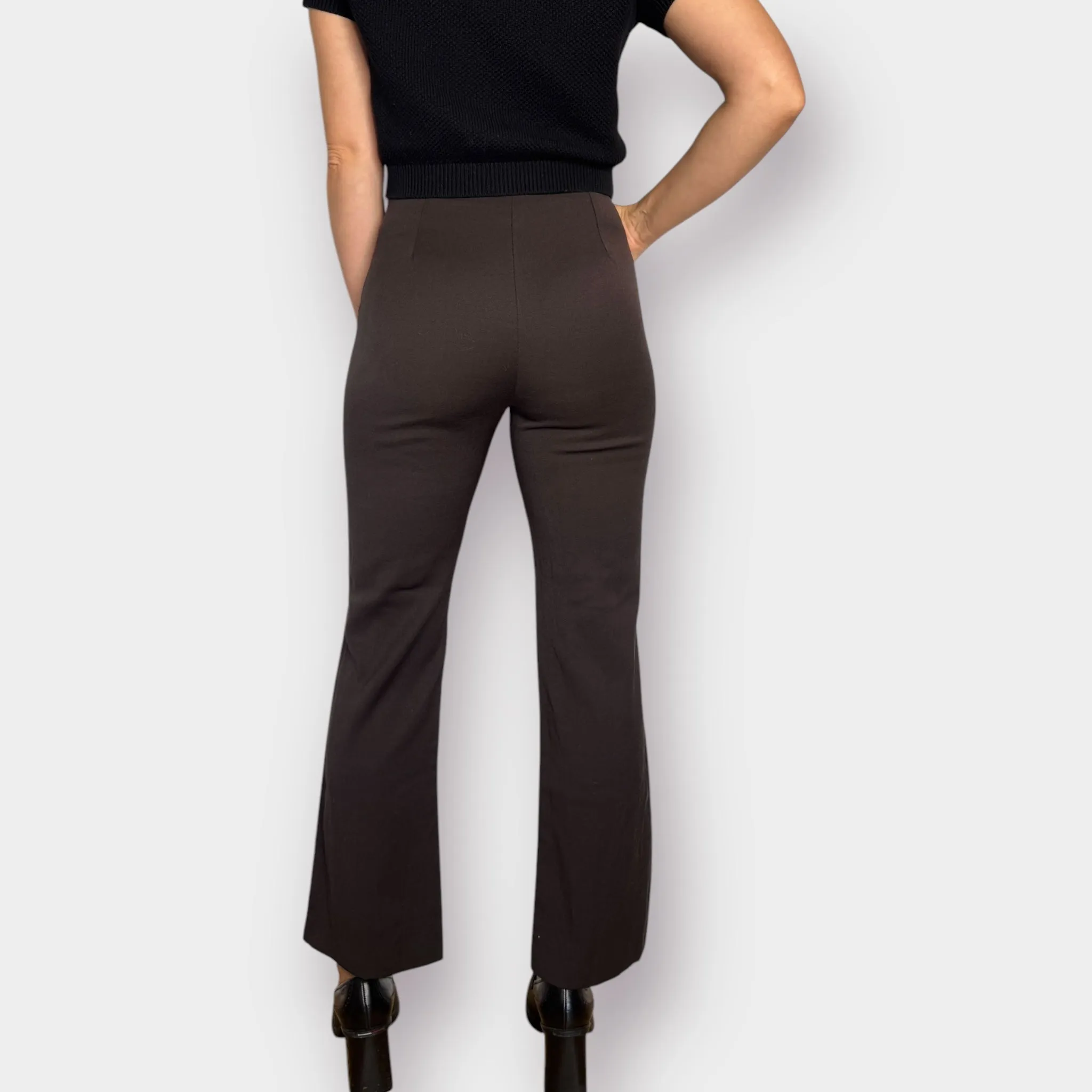 Y2K Italian Brown Wool Pants