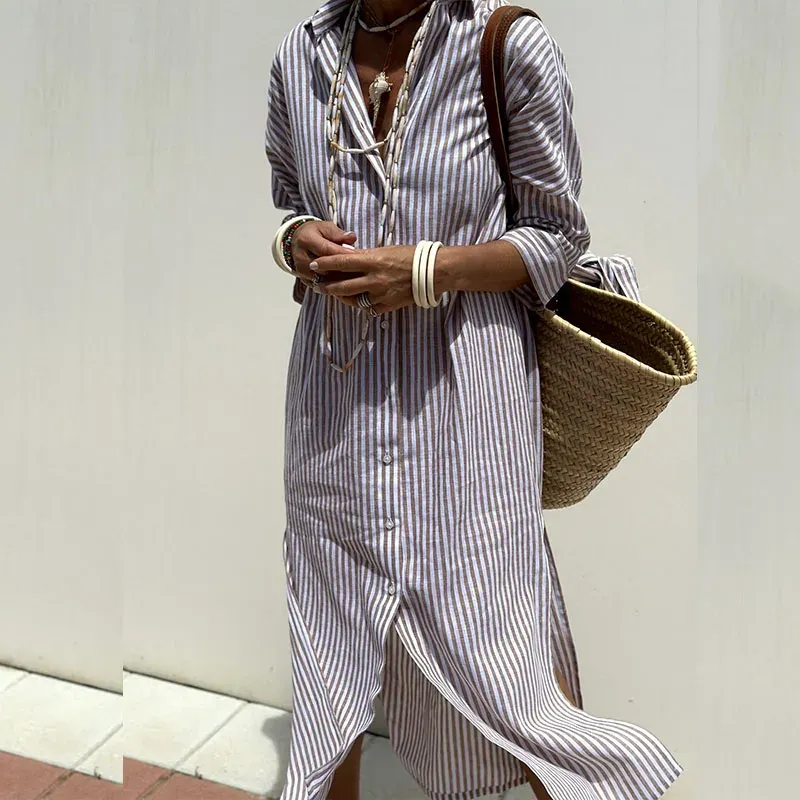 Yazmin® | Striped shirt dress