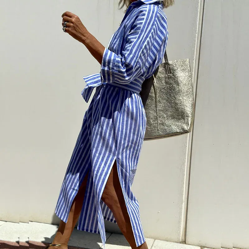 Yazmin® | Striped shirt dress