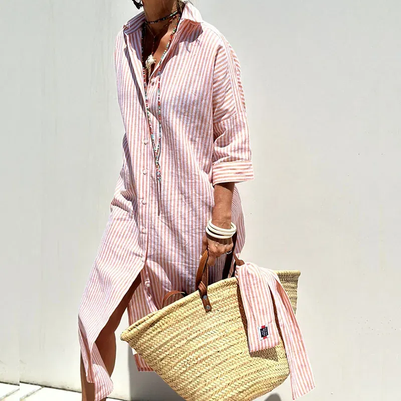 Yazmin® | Striped shirt dress