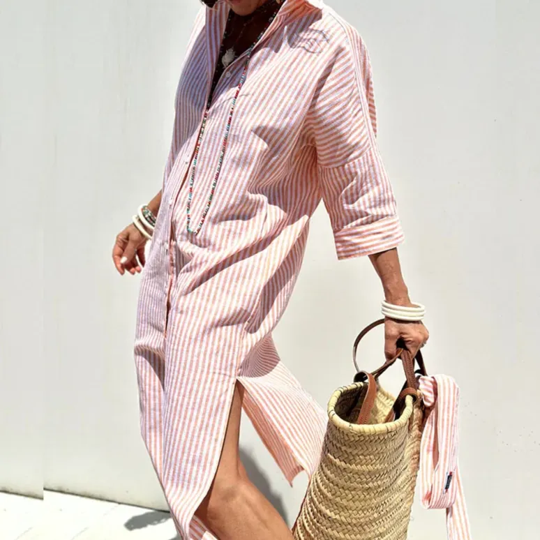 Yazmin® | Striped shirt dress