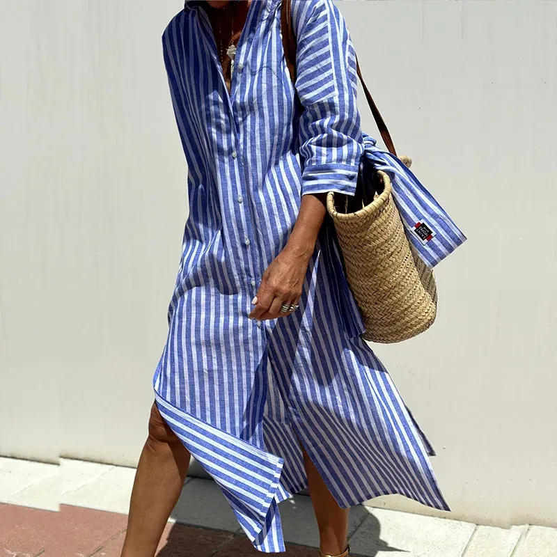 Yazmin® | Striped shirt dress