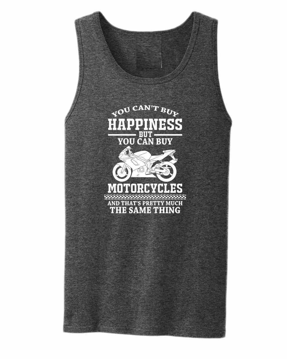 You can't buy happiness, but you can buy motorcycles tank top