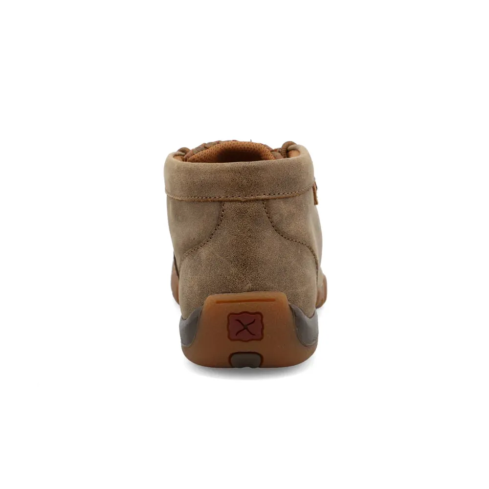 YOUTH TAN BASKETWEAVE TX DRIVING MOC