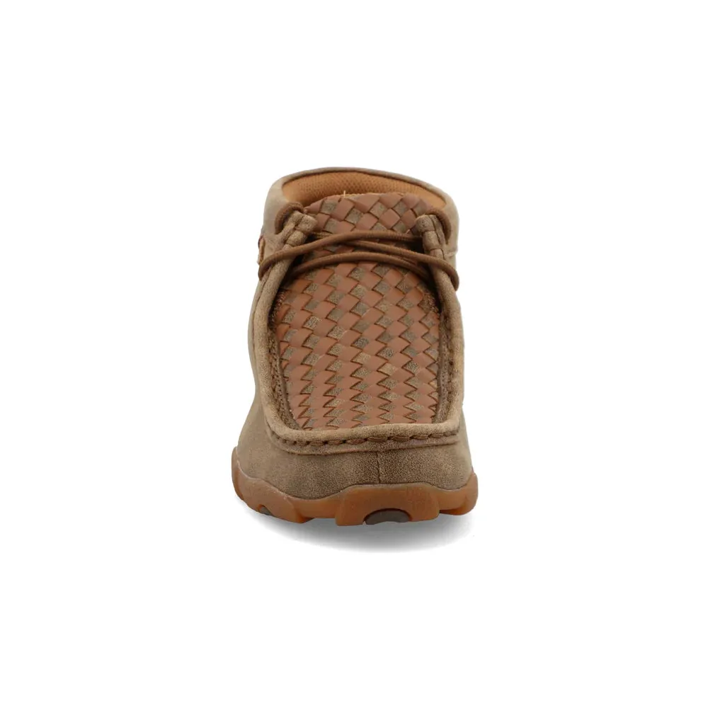 YOUTH TAN BASKETWEAVE TX DRIVING MOC