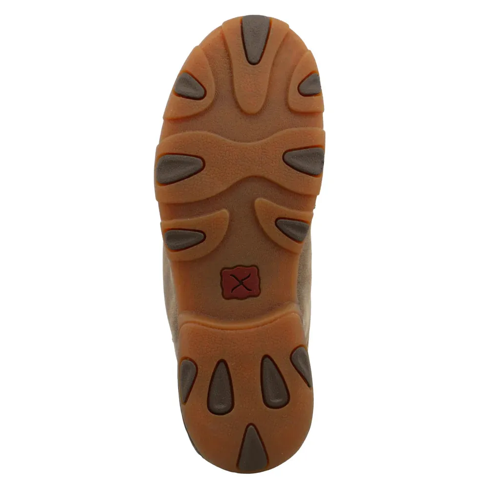 YOUTH TAN BASKETWEAVE TX DRIVING MOC