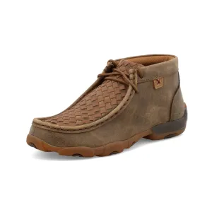 YOUTH TAN BASKETWEAVE TX DRIVING MOC
