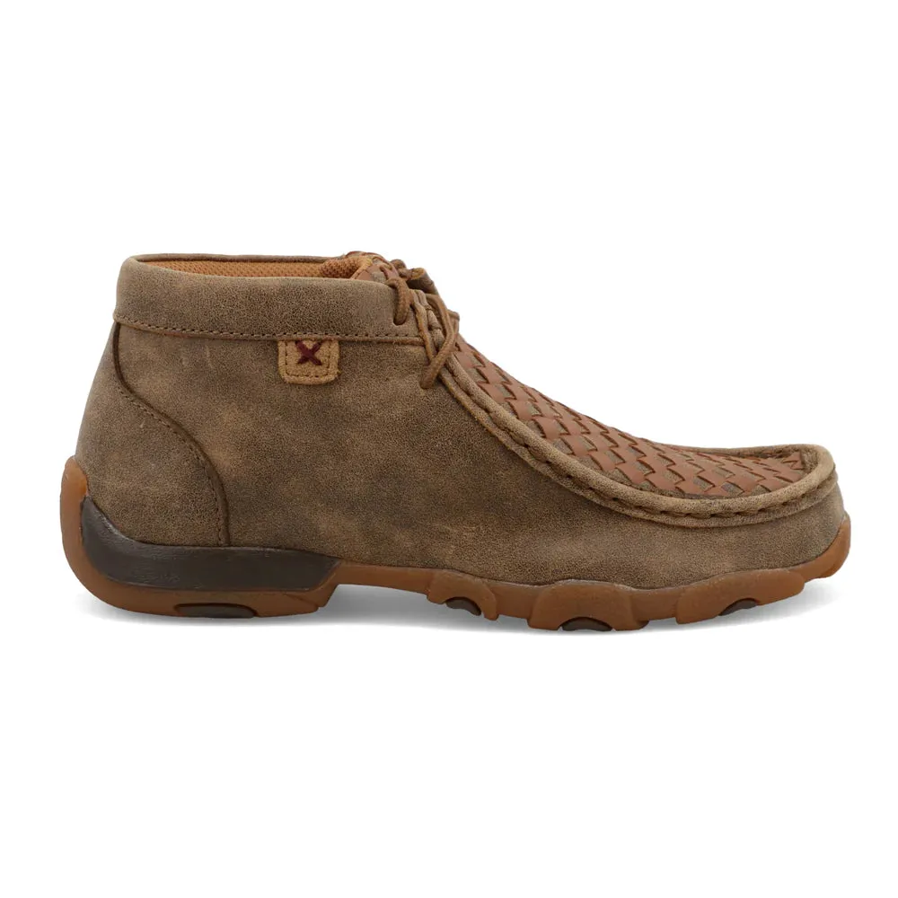 YOUTH TAN BASKETWEAVE TX DRIVING MOC