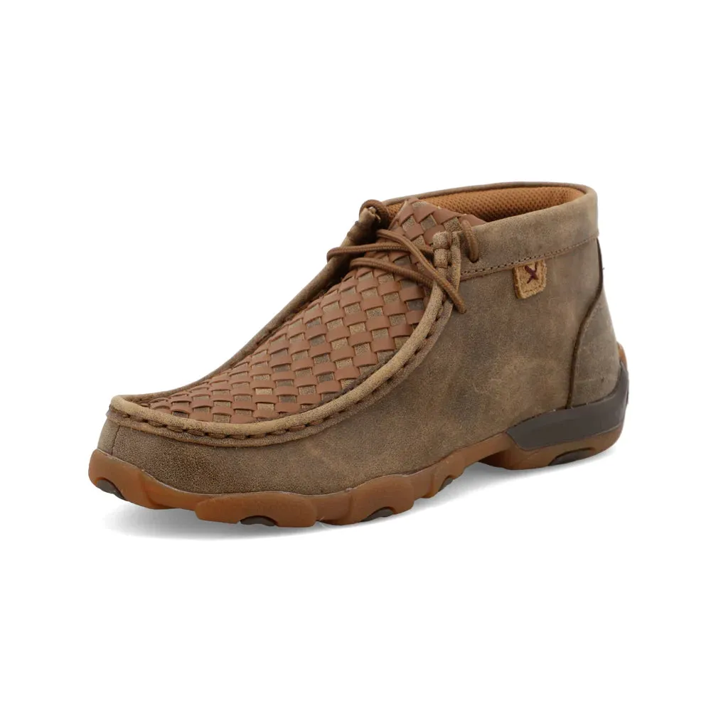 YOUTH TAN BASKETWEAVE TX DRIVING MOC