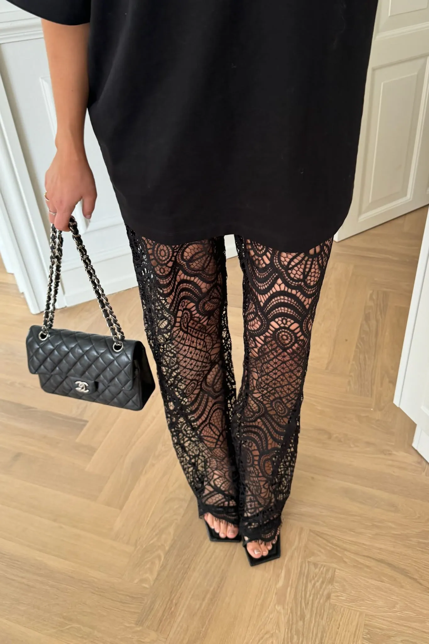 ZhannaIC Pants - Sort Blonde