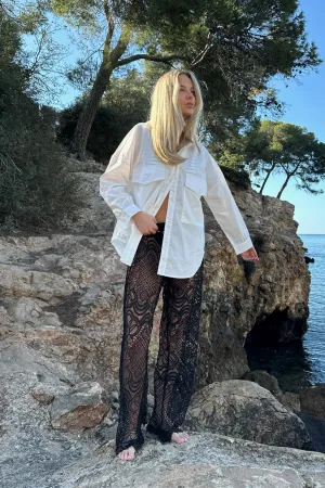ZhannaIC Pants - Sort Blonde