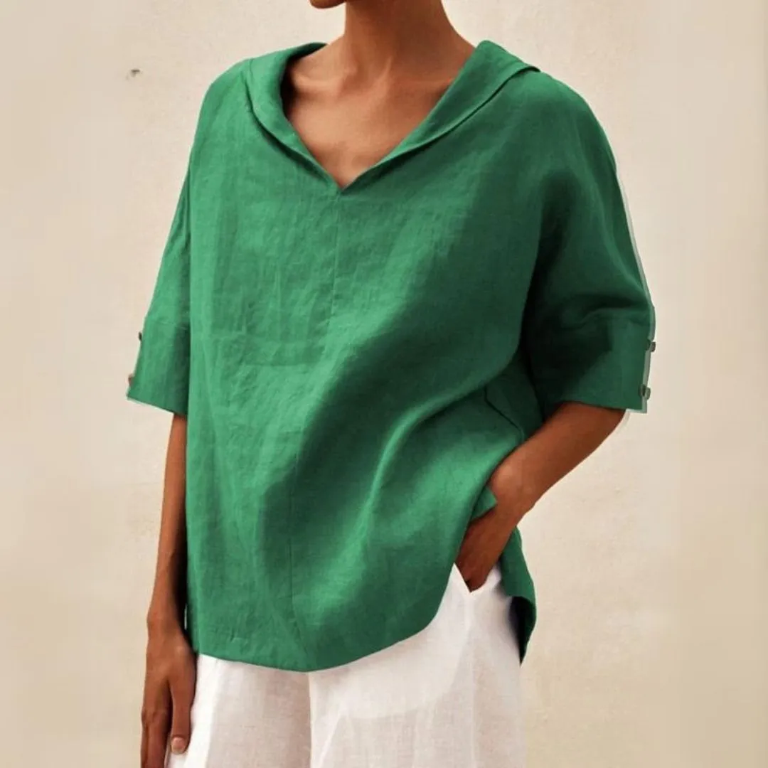 Zulema® | Elegant Linen Shirt For Summer